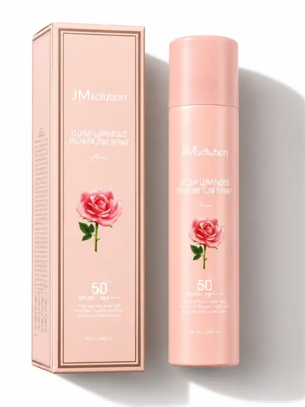 JMsolution Glow Luminous Flower Солнцезащитный спрей SPF50+ PA++++ 180 мл