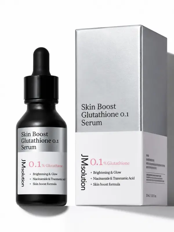 JMsolution Skin Boost Glutathione 0.1 Serum — сыворотка от пигментации с глутатионом, ниацинамидом и транексамовой кислотой, 30 мл