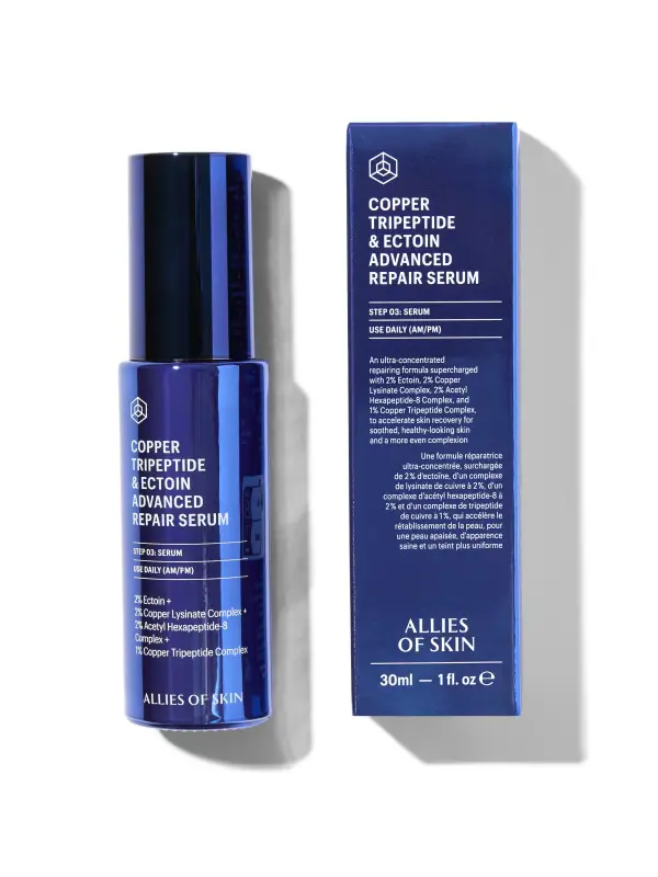 Allies of Skin Bakır Tripeptid & Ectoin Gelişmiş Onarıcı Serum, 30ml