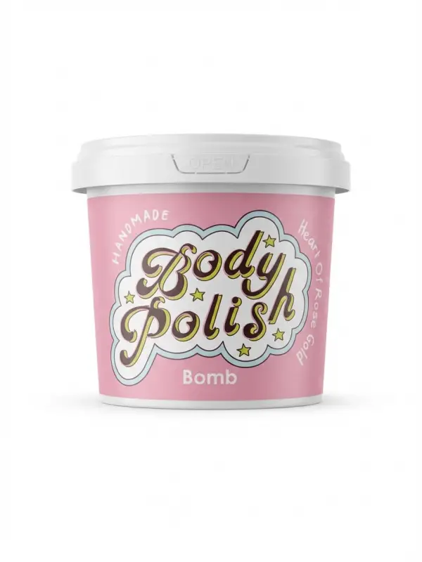 Body Polish Bomb – Şekerli Vücut Peelingi | Pürüzsüz & Işıltılı Cilt