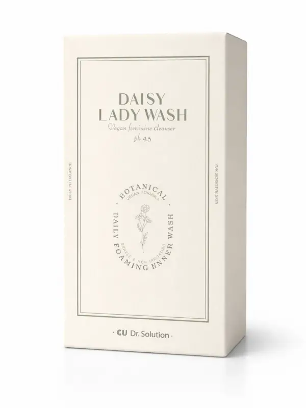 CUSKIN Dr.Solution Daisy Lady Wash Yedek Paketli Vegan Intim Temizleme Köpüğü