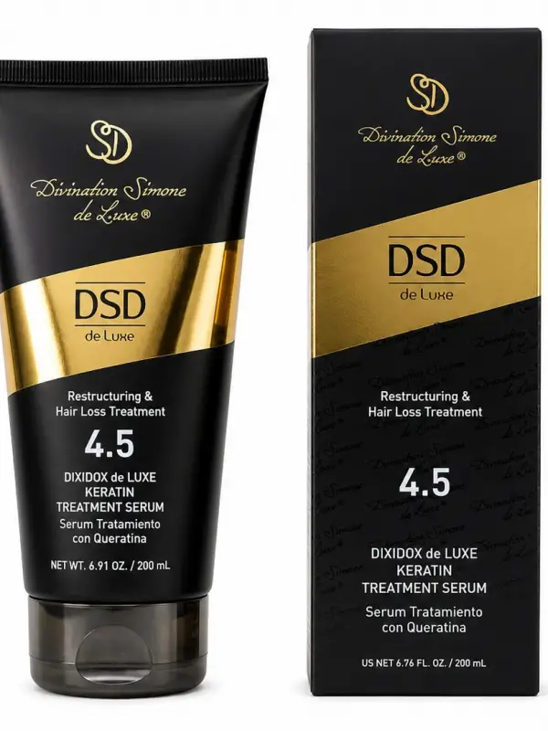 DSD de Luxe 4.5 Çift Etkili Keratin Serum — Yıpranmış ve Dökülmeye Eğilimli Saçlar İçin 200ml