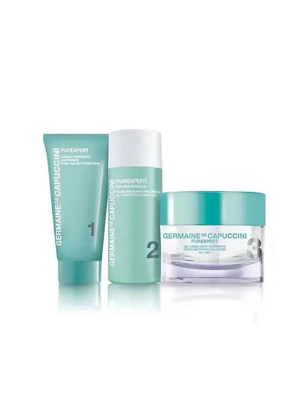 Germaine De Capuccini Purexpert 1 2 3 Программа для жирной кожи, 3 шага