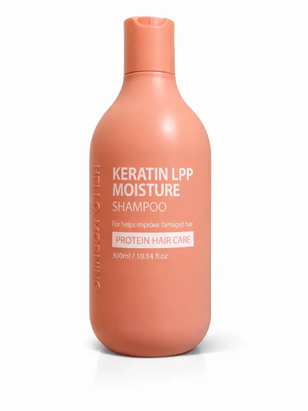 HELLO, MORNING Keratin LPP Moisture Şampuan (Keratin ve LPP Nemlendirici Şampuan) 300ml
