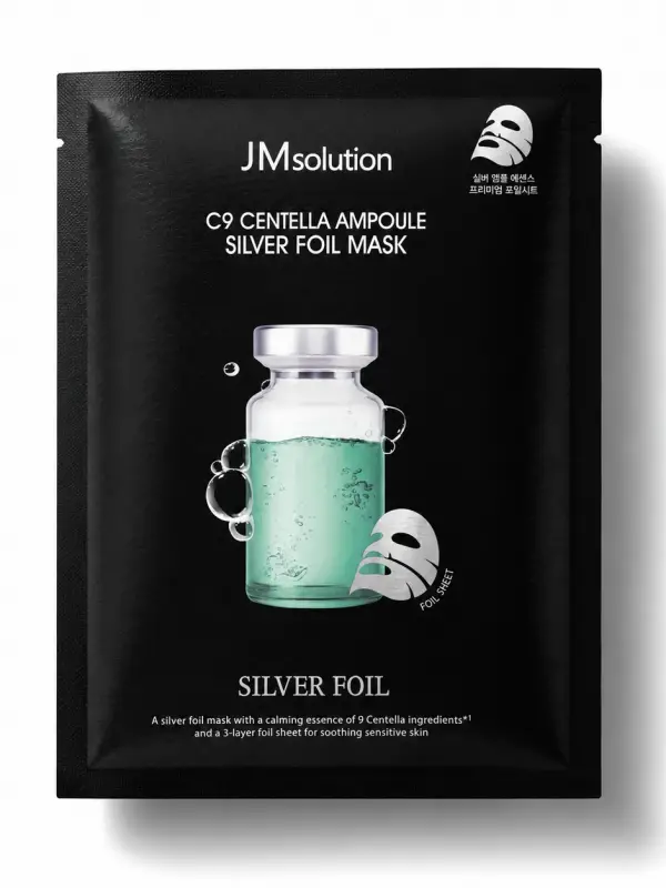 JMsolution C9 Centella Ampoule Silver Foil Mask 1 adet/35ml
