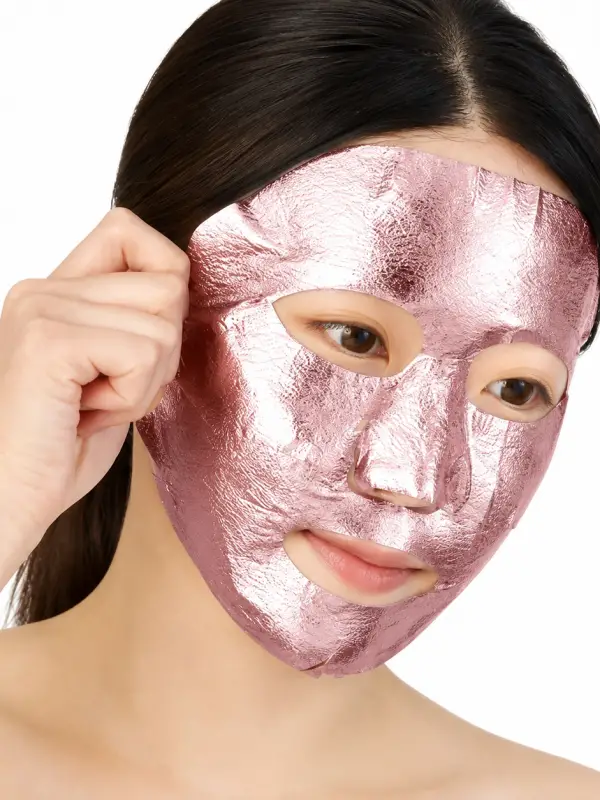 JMsolution Collagen PDRN Firming Rose Gold Foil Mask 10 шт. (10 × 28 мл) — укрепляющая тканевая маска с коллагеном и PDRN