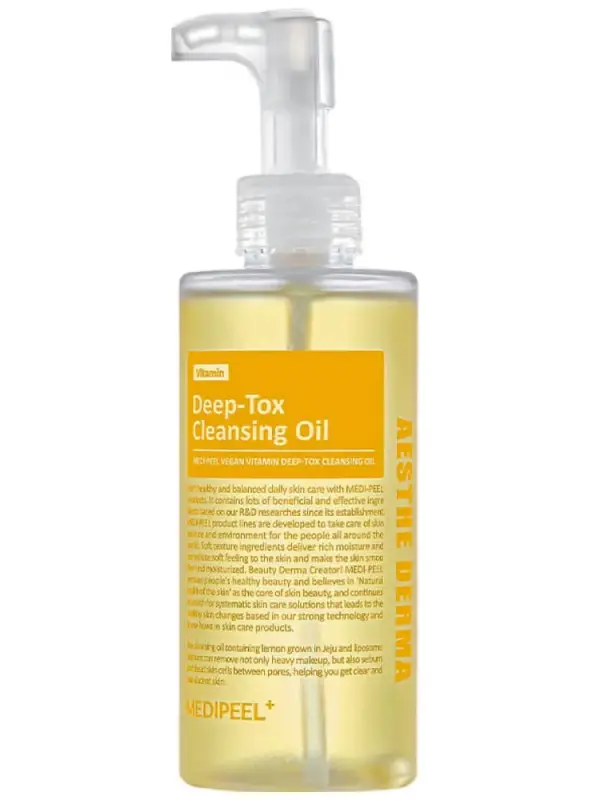 MEDIPEEL Vegan Vitamin Deep-Tox Cleansing Oil 200 ml Lipozomlu vitamin hidrofilik yağ