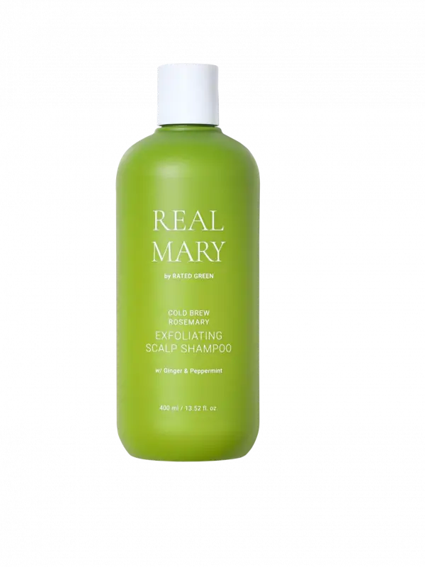 RATED GREEN REAL MARY COLD BREW ROSEMARY EXFOLIATING SCALP SHAMPOO 400ML