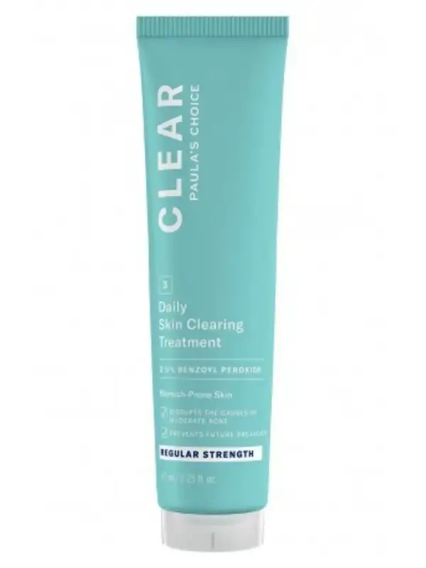 Paula’s Choice Clear Regular Strength Daily Skin Clearing Treatment с 2.5% бензоилпероксидом для проблемной кожей, склонной к акне 67ml
