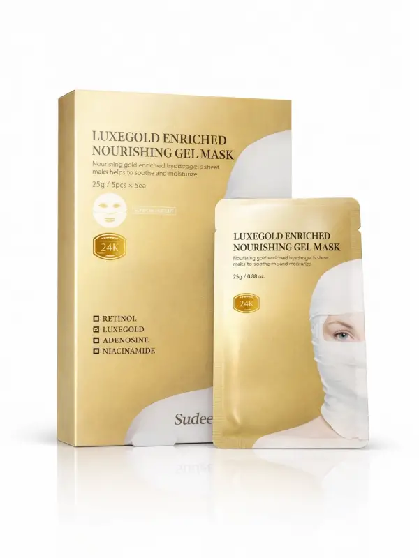 Sudee Luxegold kırışıklıkları azaltan jel maskesi 5adet