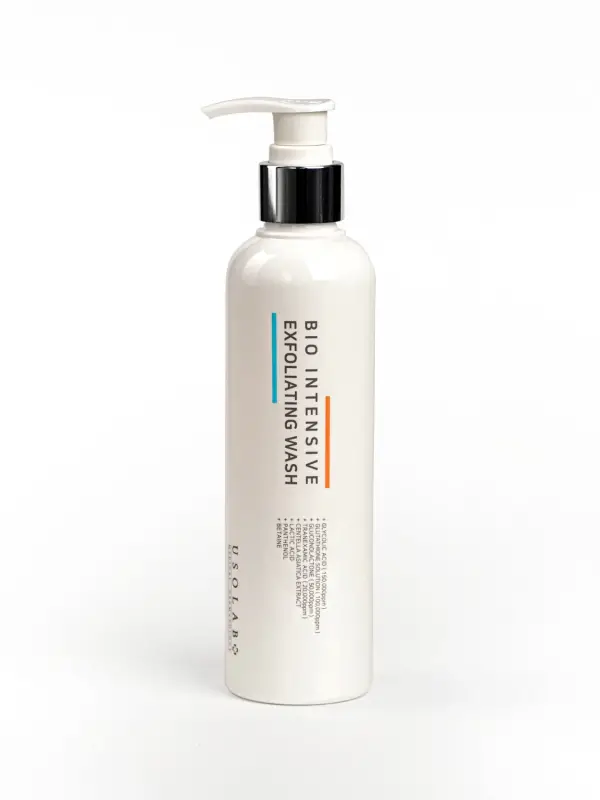 USOLAB Bio Intensive Exfoliating Wash 250 ml - Yoğun Asitli Yüz Peeling Jeli 250ml
