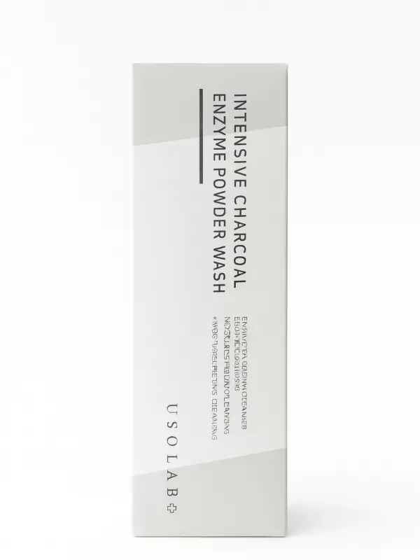 USOLAB Intensive Charcoal Enzyme Powder Wash, Detoks Etkili Enzim Toz Temizleyici, 50 gr