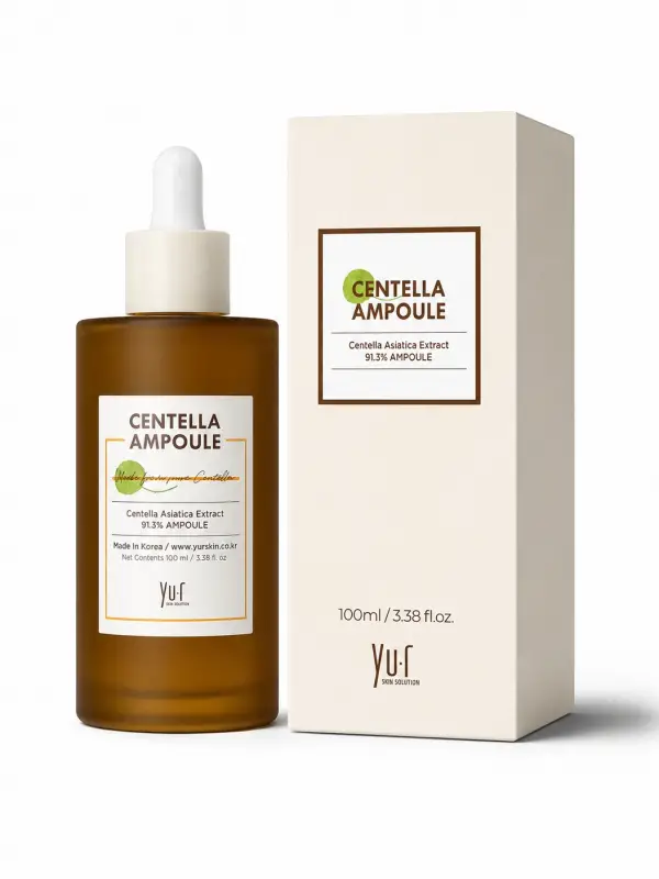 YU.R Skin Solution Centella Ampoule Сыворотка с 91,3% экстракта центеллы азиатской, 100 мл