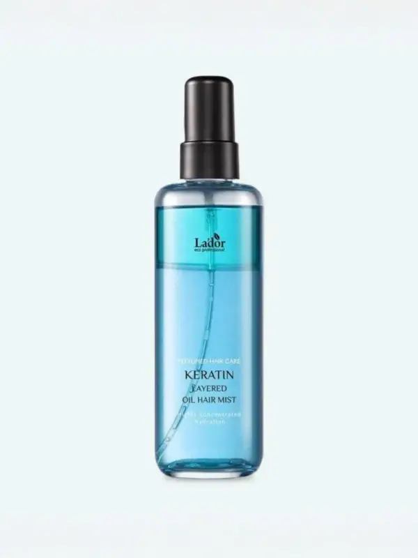 Lador Keratin Layered Oil Hair Mist Nemlendirici Isı Koruyucu Onarıcı Çift Fazlı Saç Spreyi 130 ml