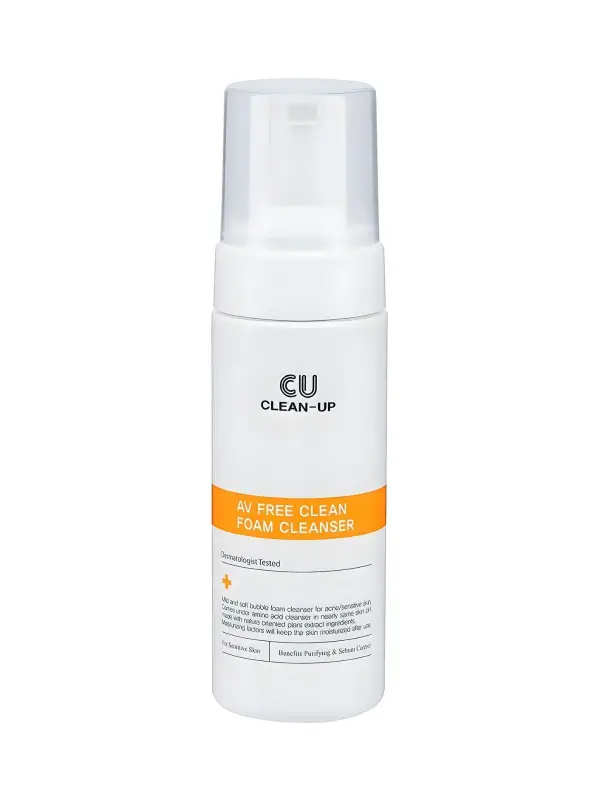 CUSKIN Clean Up AV Free Clean Foam Cleanser 150 ml