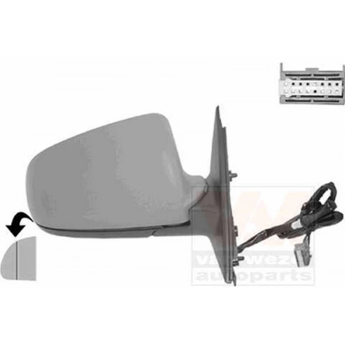 Volkswagen A3 A4 A6 2001 2004 Ayna Camı Sağ Vm 009Ghr (Oem No:8E0857536E)