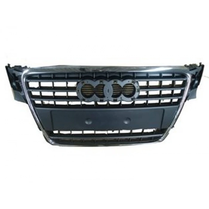 Audi A4 2008-2012 Ön Panjur Koyu Gri (Nikelaj Çerçeveli - Sensör Deliksiz) (Tüv)(Tyg) (Adet) (Oem No:8K08536511Qp)