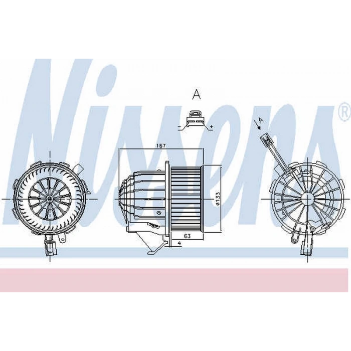 A4 A5 Q5 2008 2015 Kalorifer Motoru 8Ew 351 104 431 (Oem No:8T1820021)