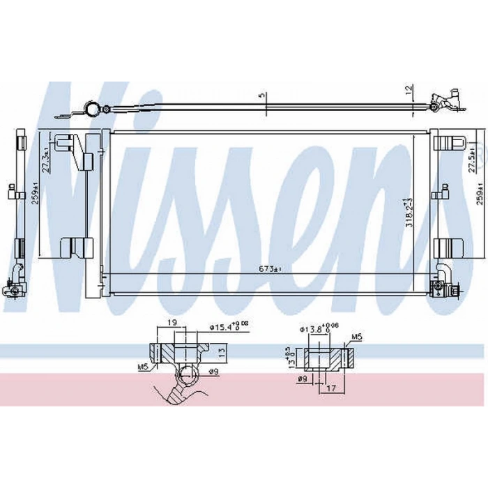 A4 A5 2015  Klima Radyatörü 8Fc 351 009 581 (Oem No:8W0816421H)