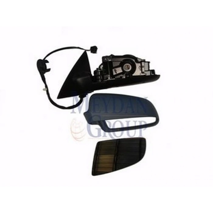 2005-2009 Audi A6 Kapı Aynası Sol Elektrikli-Isıtmalı-Gri Kapaklı 5Fişli (Tw) (Adet) (Oem No:4F1858531J01C)