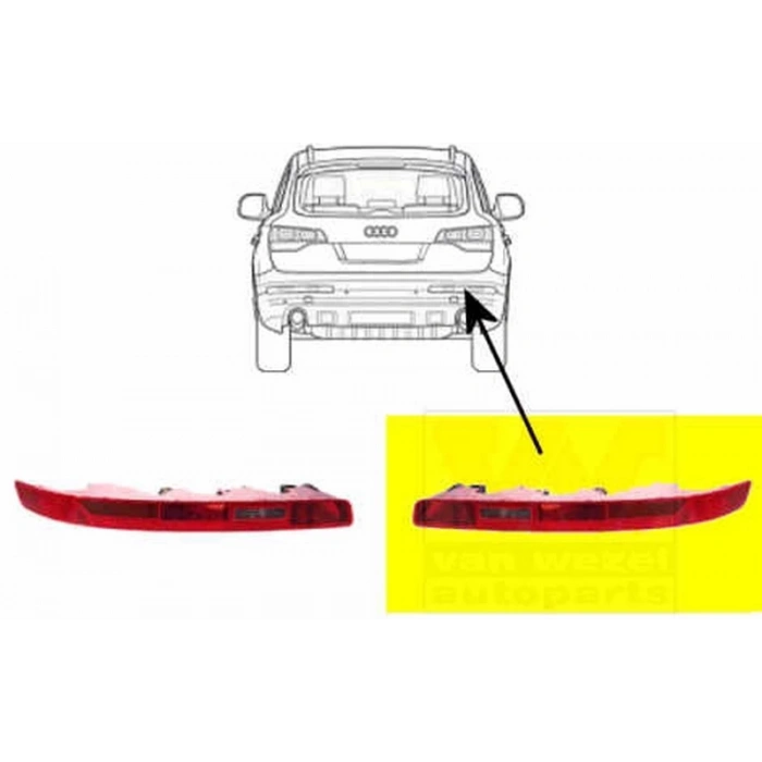Volkswagen Q7 2007  Reflektör Arka Sağ 2202453 (Oem No:4L0945096)