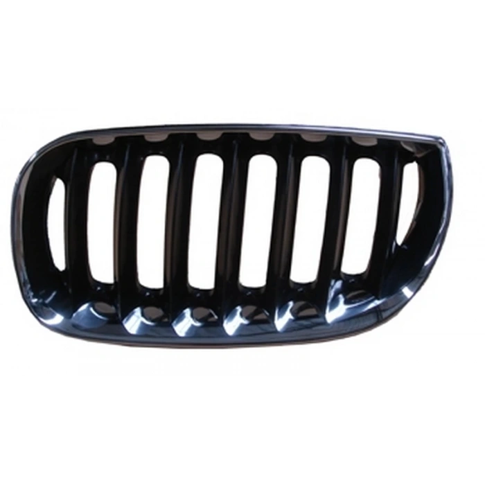 Bmw X3 2007-2010 Ön Panjur Sol Nikelajlı - Siyah (Adet) (Oem No:51133414903)