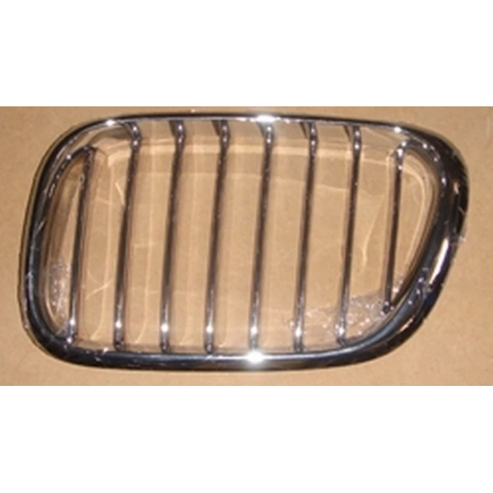 2000-2003 Bmw X5 E53 Ön Panjur Sol Siyah-Nikelaj Çerçeveli (Adet) (Oem No:51138250051)