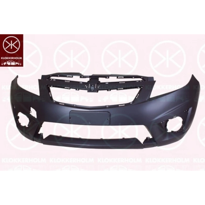 2010-2012 Chevrolet Spark Ön Tampon Siyah (Sis-Panjur Delikli Fpı) (Adet) (Oem No:95213444)