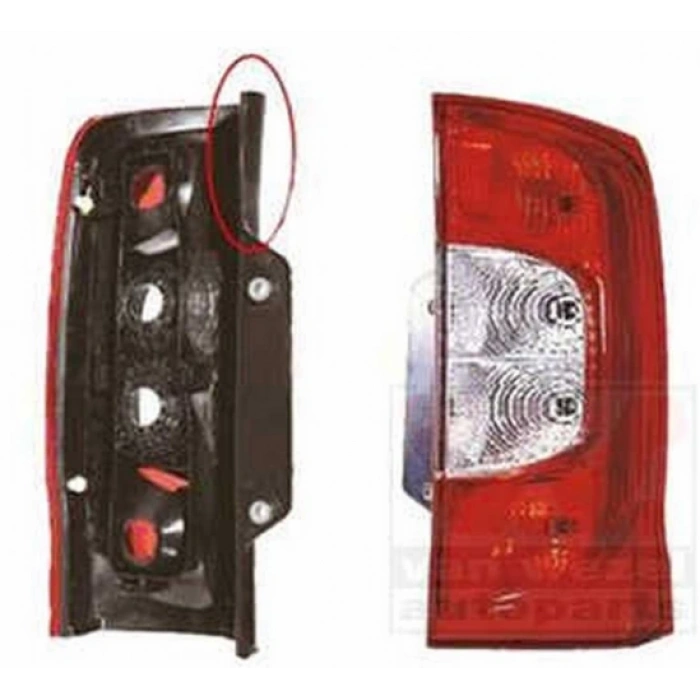 Nemo  Bıpper Fıorıno 2008  Stop Lambası Sağ Tek Kapı Duysuz (Oem No:6351Jh)