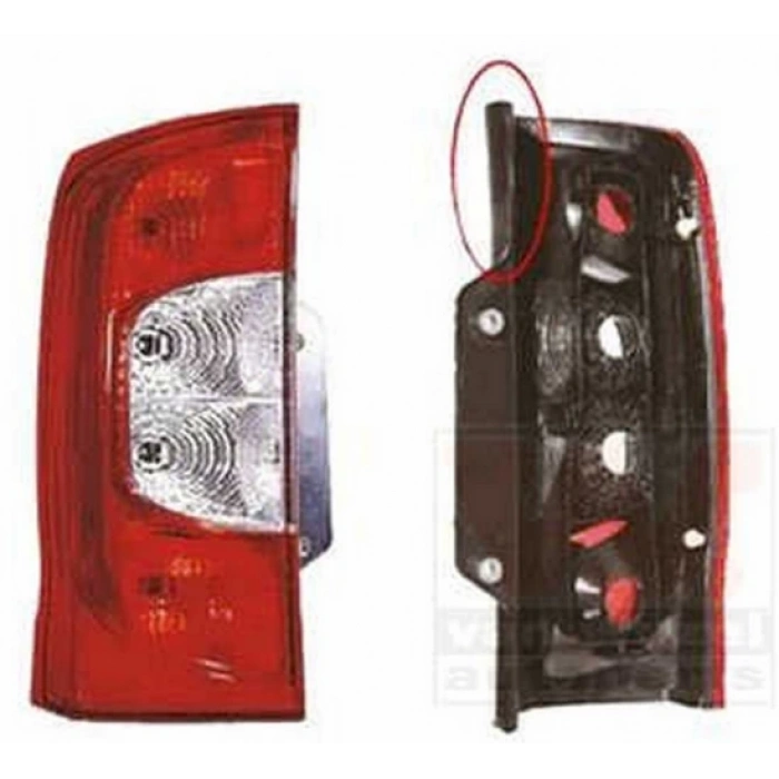 Nemo  Bıpper Fıorıno 2008  Stop Lambası Sol Tek Kapı Duysuz (Oem No:6350Jh)