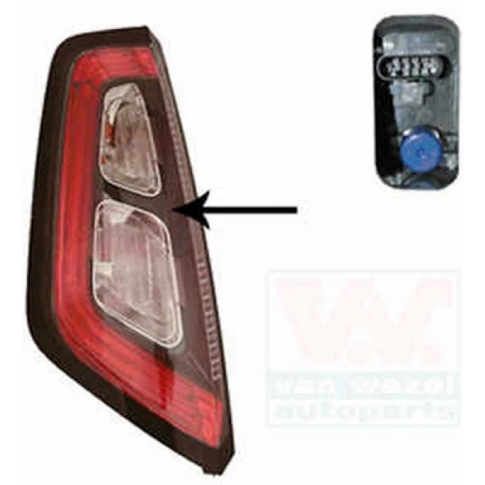 Fiat Punto Evo 2010  Stop Lambası Sol Duysuz (Oem No:51854691)