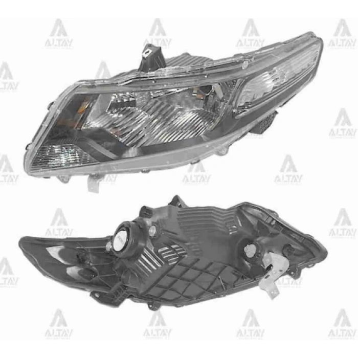 Honda City 2009-2011 Far Elektrikli Siyah Sol (Oem No: 33150-Tm0-Y01)