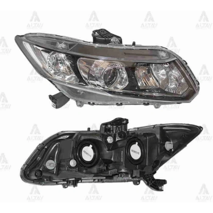 Far Civic 2012-2016 Sedan Elektrikli Siyah Sağ (1 Adet) (Oem No: 33100-Tr0-G01)