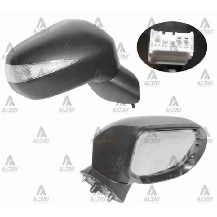 Ayna Dış Dikiz Civic 2006-2012 Elektrikli Isıtmalı Sinyalli Sağ (1 Adet) (Oem No: 76200-Snb-G01)