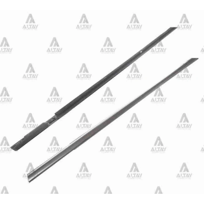 Cam Sıyırıcı Civic Ön Kapı Dış 2006-2012 (Siyah) Sol (1 Adet) (Oem No: 72450-Sna-A01)