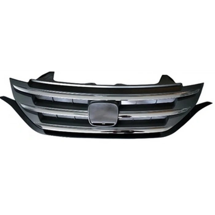 2013-2014 Honda Crv Ön Panjur Koyu Gri-Nikelaj Çıtalı (Alt Çıtası İle Birlikte) (Bfn) (Adet) (Oem No:71121T0Ga01Za)