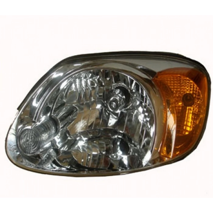 Hyundai Accent Admire 2003-2005 Far Lambası Sol Elektrikli - Motorsuz Sarı Sinyalli (Famella) (Adet) (Oem No:9211025530)