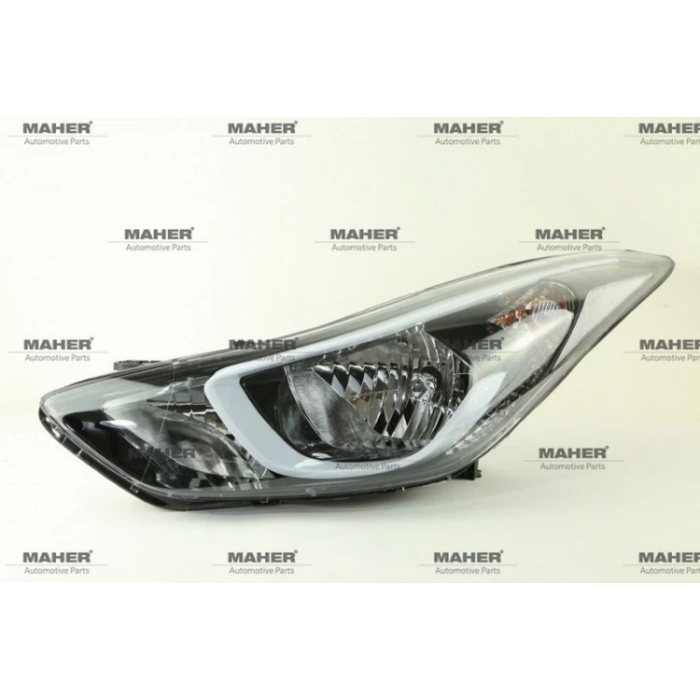 Hyundai Elantra 2014-2016 Far Elektrikli Ledsiz Sol (Oem No: 92101-3X210)
