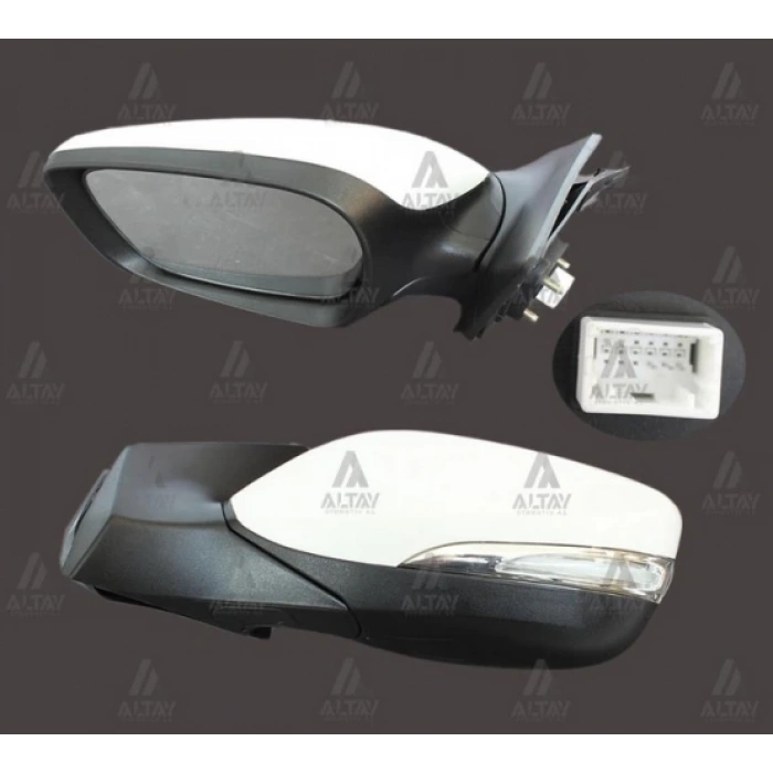 Ayna Dış Dikiz Elantra 2011-2016 Elektrikli Sinyalli Sol (1 Adet) (Oem No: 87610-3X170)