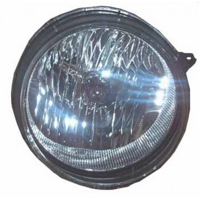 2006-2007 Jeep Cherokee Lıberty Far Lambası Manuel-Elektrikli Sol Yuvarlak Şeffaf (Gordon) (Adet) (Oem No:55157141Aa)