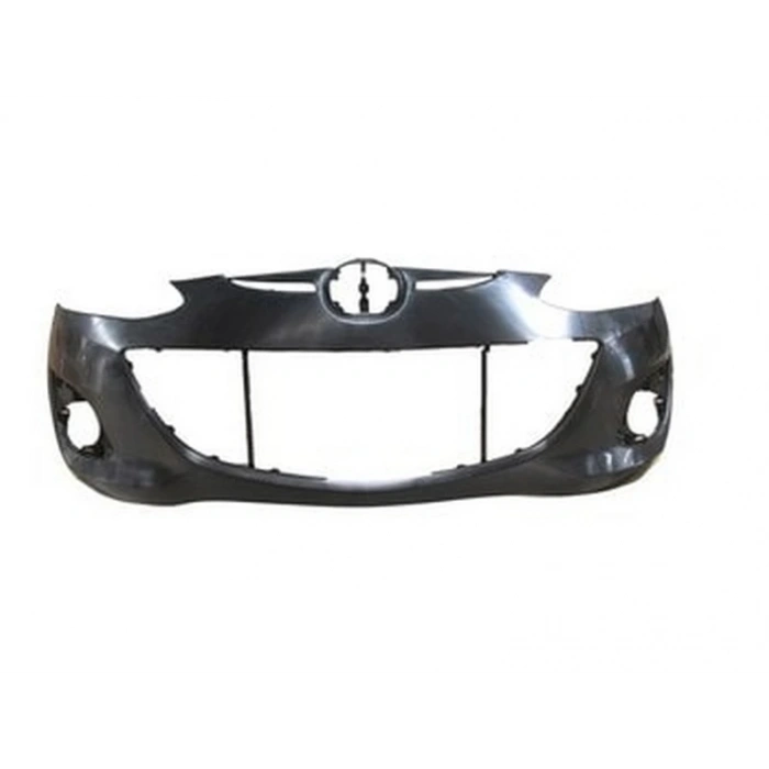 2012-2014 Mazda 2 Hb Ön Tampon Siyah (Sis-Panjur Delikli Tyg) (Adet) (Oem No:Dr6150031Dbb)