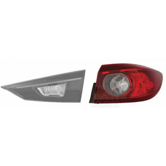Mazda 3 2013-2018 (Bm, Bn) Stop Lambası Dış Sağ (Oem No:B45A51150B)
