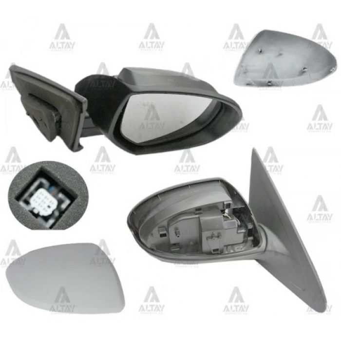 Mazda 3 2009-2013 Dış Dikiz Aynası Elektrikli Isıtmalı Otomatik Katlanır Sağ (Oem No:Bcd2-69-12Zd) (Adet)