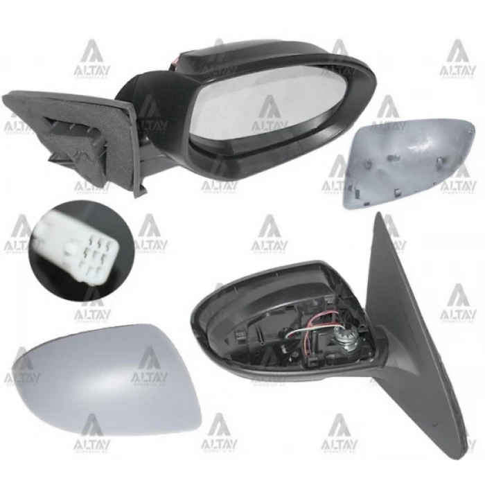 Dış Dikiz Aynası Mazda 3 2009-2013 Elektrikli Katlanır Sağ (Oem No:Bbr3-69-12Zf) (Adet)