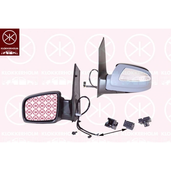 Mercedes Vito.111,115,116Cdı 2010  Dış Dikiz Aynası Sol Elek.Res.Kat.Çız Sinyallı (Oem No:A6398109116)