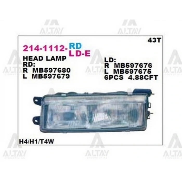 Far Lancer 1988-1992 Sol (1 Adet) (Oem No: 214-1112L-Ld-E)