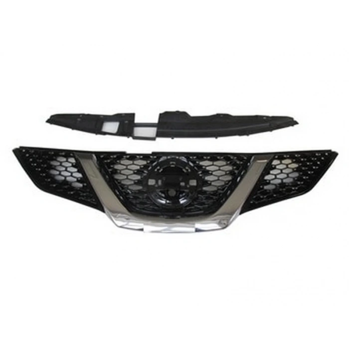 2014-2016 Nissan Qashqai J11 Ön Panjur Nikelaj Çıtalı (Kamera Delikli) (Bfn) (Adet) (Oem No:623104Ea0A)