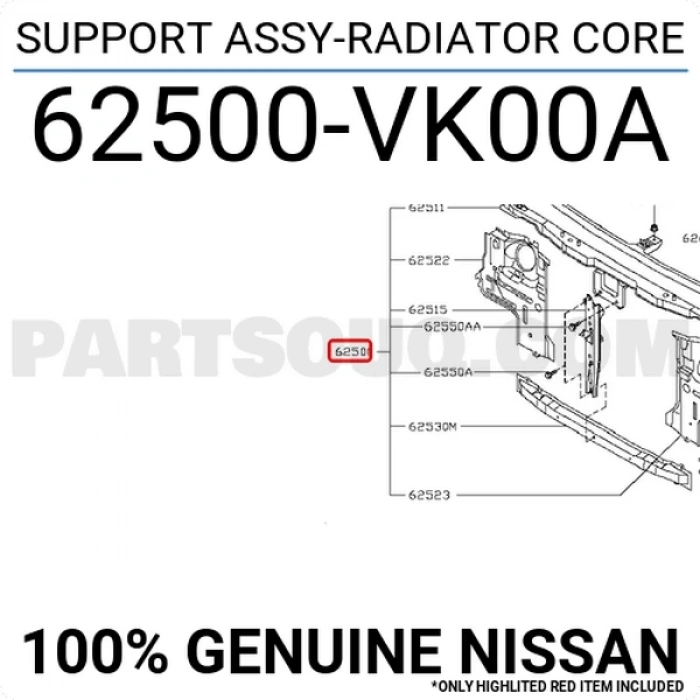 Panel Pıckup Ön 03= Skystar (1 Adet) (Oem No: 62500-Vk000)