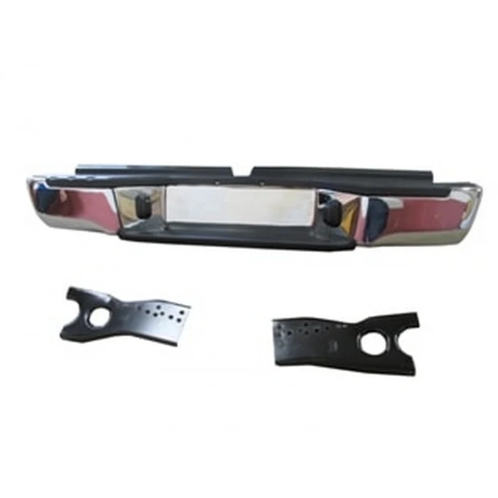 2003-2012 Nissan Skystar Pıck Up- Nd22- Arka Tampon (Nikelajlı Plaka Lambalı-Bağlantı Ayaklı Fpı) (Adet) (Oem No:85014Vk501)