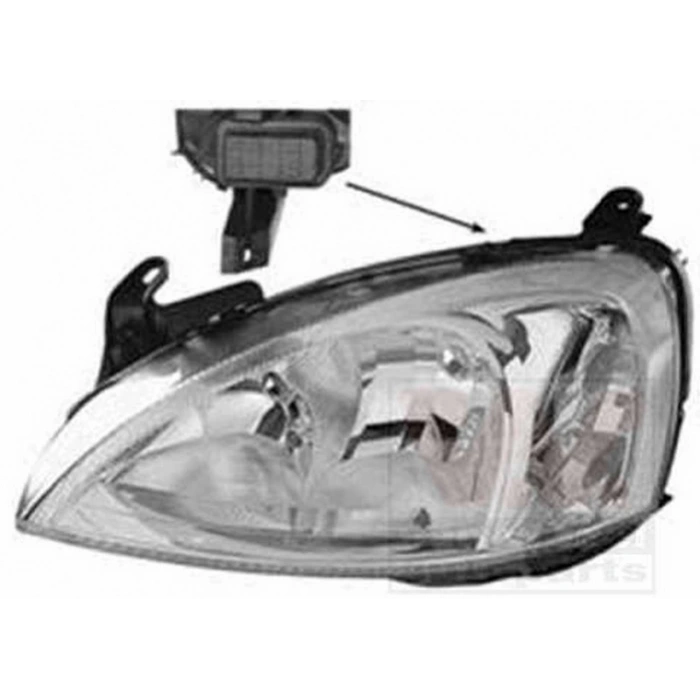 Opel Corsa - Combo 2001-2003 Far Sol (Oem No:1216137)